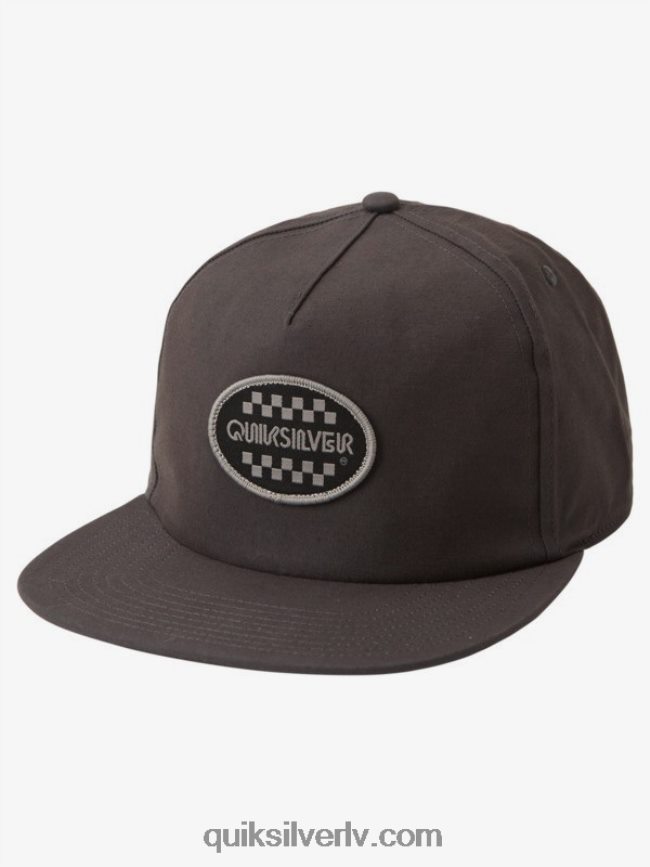 vīriešiem Quiksilver patch mate snapback cepure asfalts 88064R1693