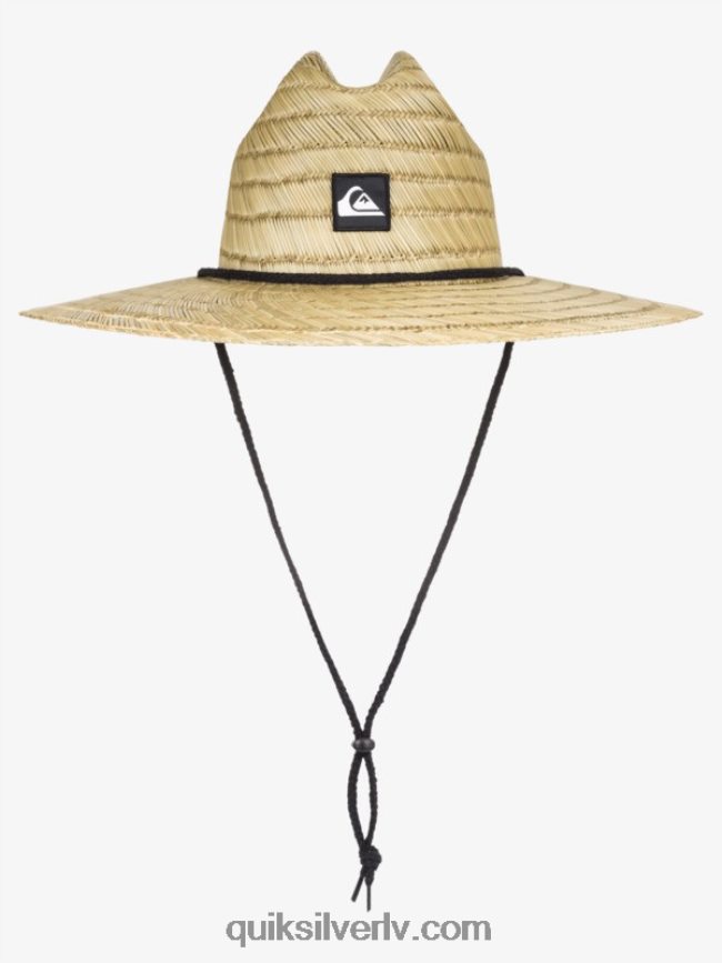 vīriešiem Quiksilver piestātnes salmu glābēja cepure dabisks 88064R803