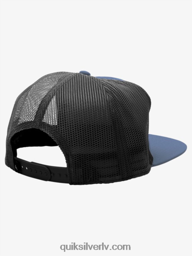 vīriešiem Quiksilver rūtaina snapback cepure jūra 88064R757