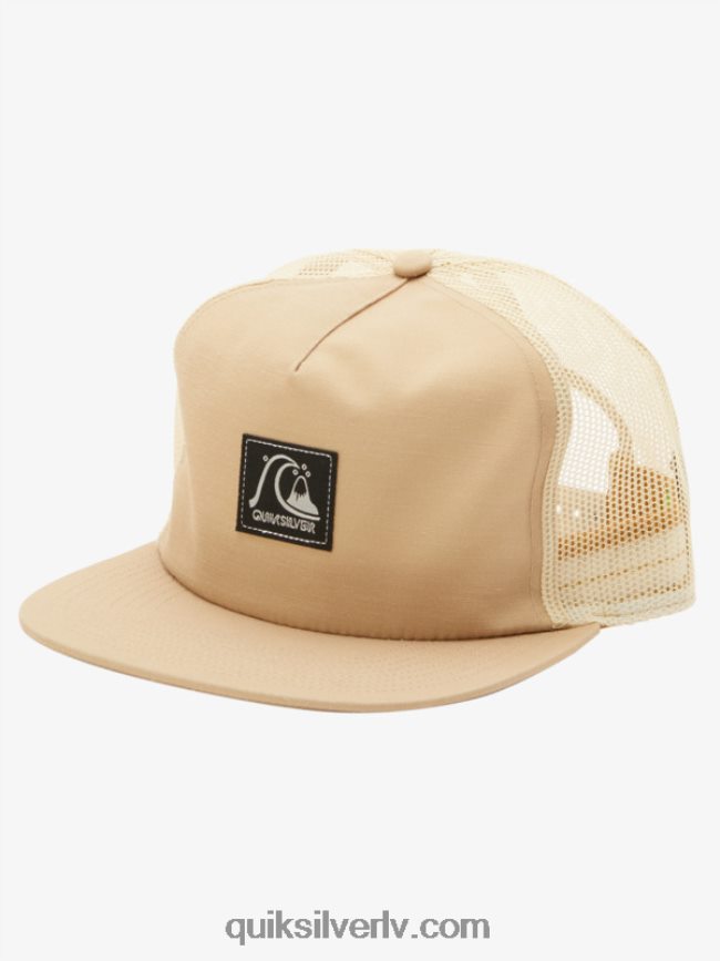 vīriešiem Quiksilver rūtaina snapback cepure olīvu pelēks 88064R756