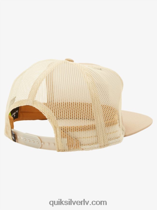 vīriešiem Quiksilver rūtaina snapback cepure olīvu pelēks 88064R756