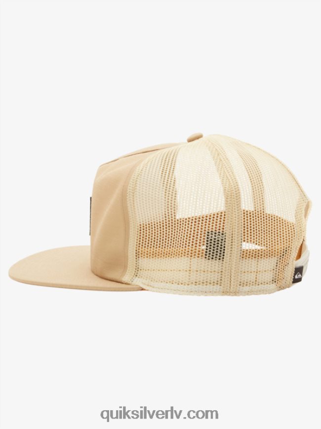 vīriešiem Quiksilver rūtaina snapback cepure olīvu pelēks 88064R756