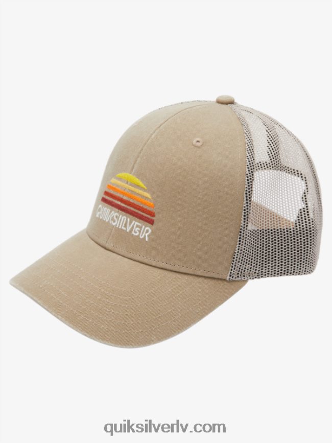 vīriešiem Quiksilver stringer trucker cepure tumšs haki 88064R1196