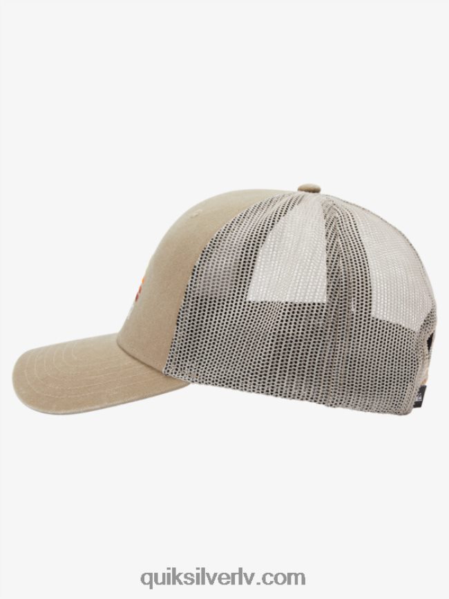 vīriešiem Quiksilver stringer trucker cepure tumšs haki 88064R1196