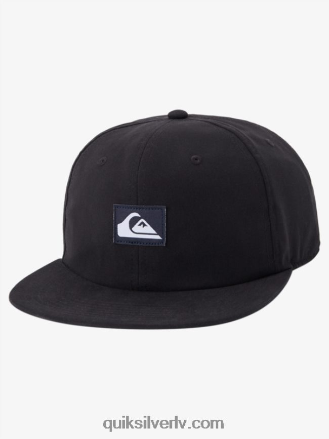 vīriešiem Quiksilver sudraba dolāru snapback cepure melns 88064R1665