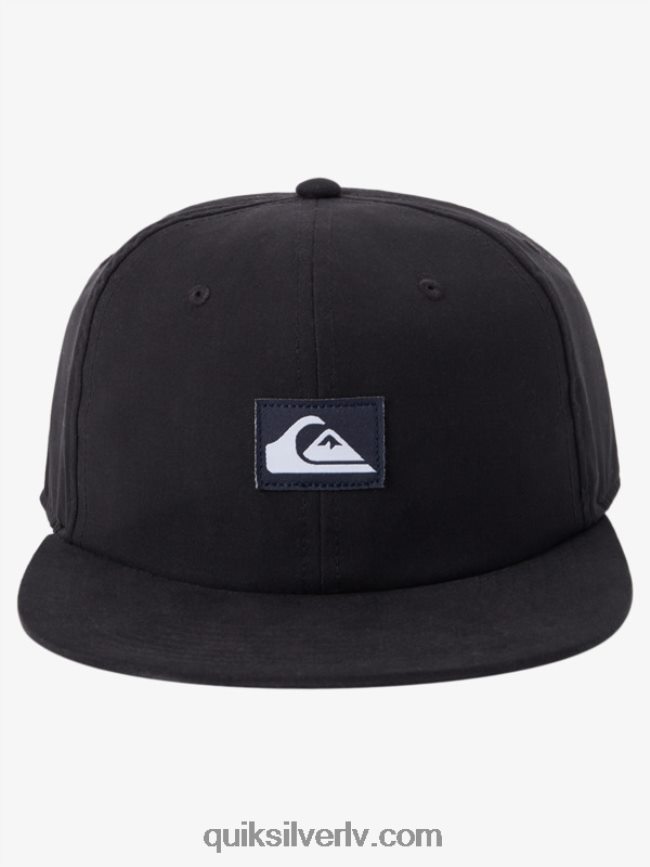 vīriešiem Quiksilver sudraba dolāru snapback cepure melns 88064R1665
