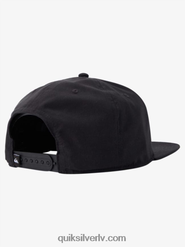 vīriešiem Quiksilver sudraba dolāru snapback cepure melns 88064R1665