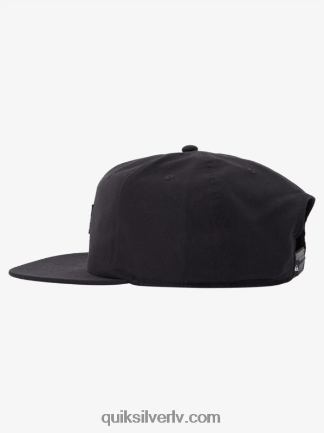 vīriešiem Quiksilver sudraba dolāru snapback cepure melns 88064R1665