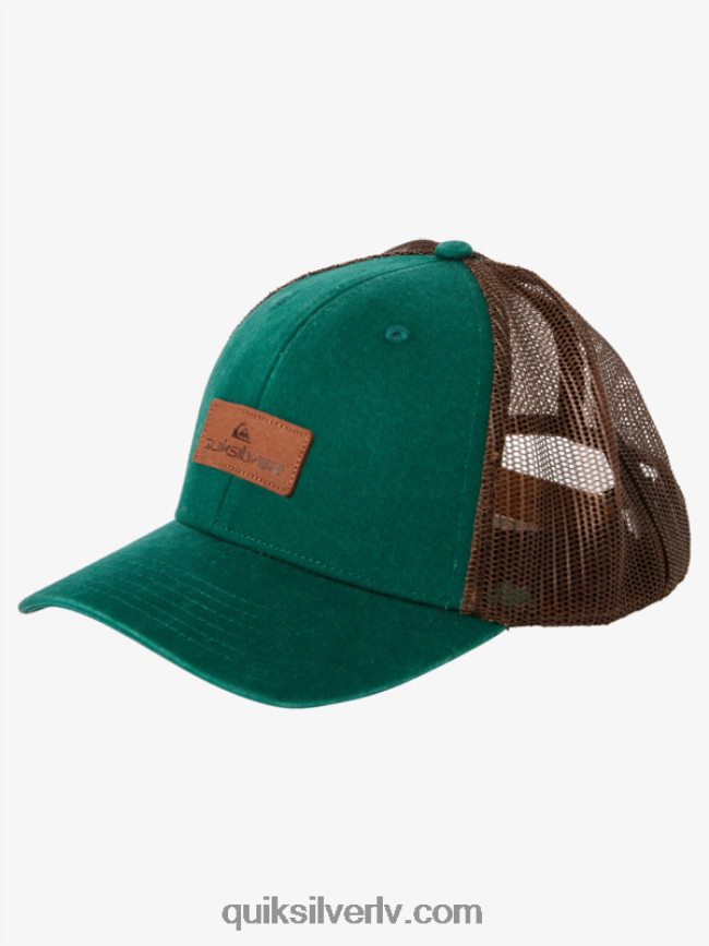 vīriešiem Quiksilver uz leju lūka trucker cepuri lapotne 88064R663