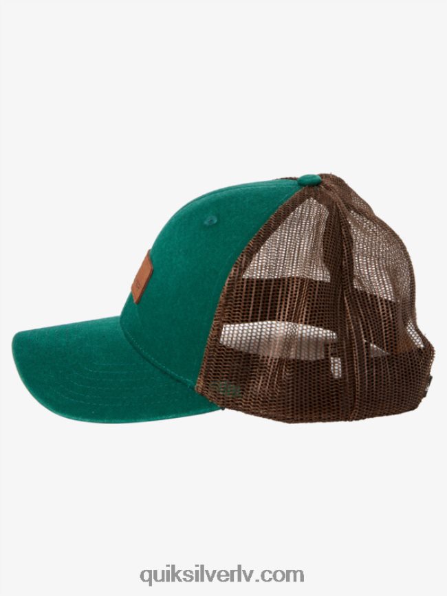 vīriešiem Quiksilver uz leju lūka trucker cepuri lapotne 88064R663