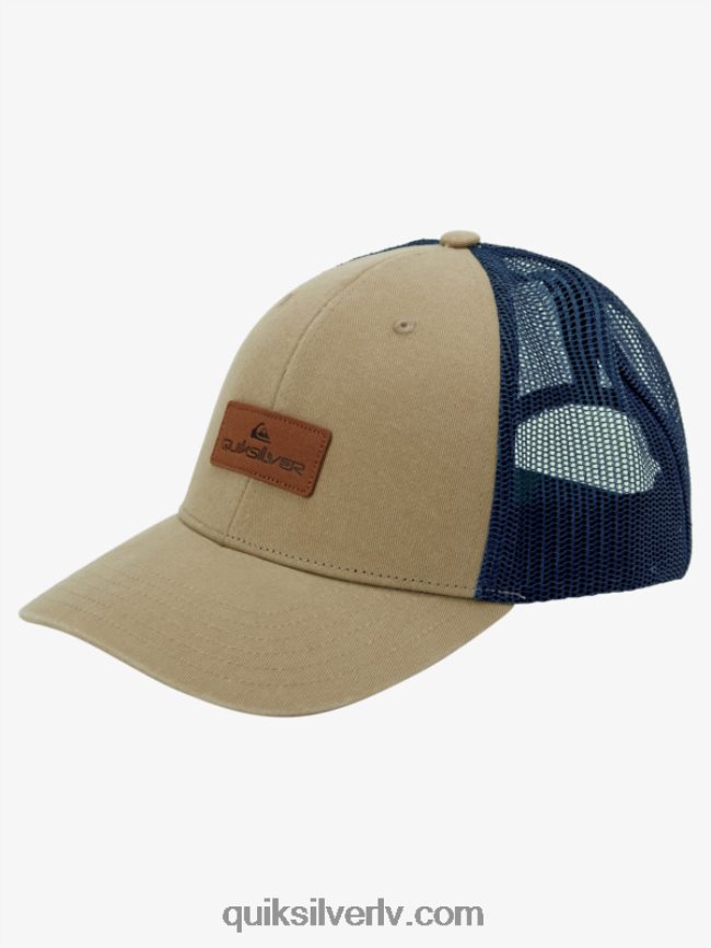 vīriešiem Quiksilver uz leju lūka trucker cepuri plaza taupe 88064R662