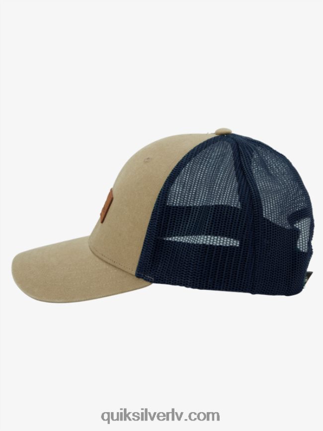 vīriešiem Quiksilver uz leju lūka trucker cepuri plaza taupe 88064R662