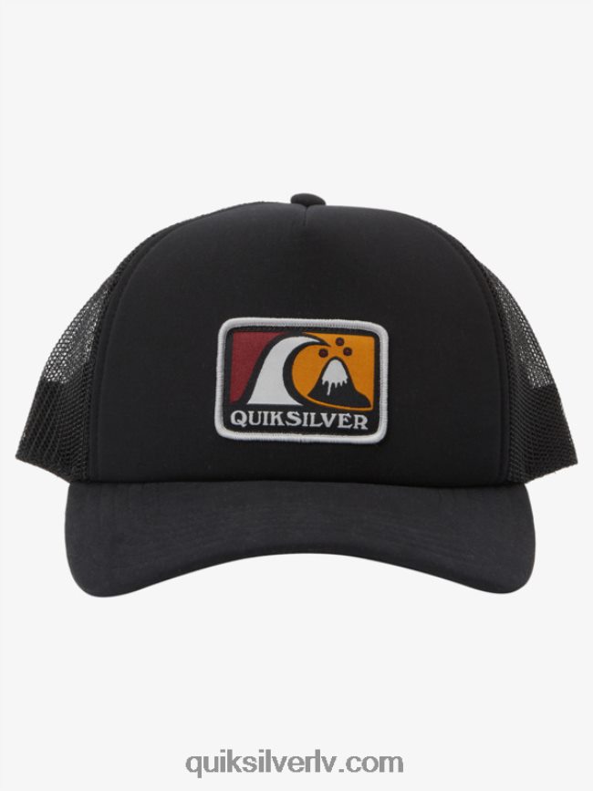 vīriešiem Quiksilver vēja bloķēta snapback cepure melns 88064R1724