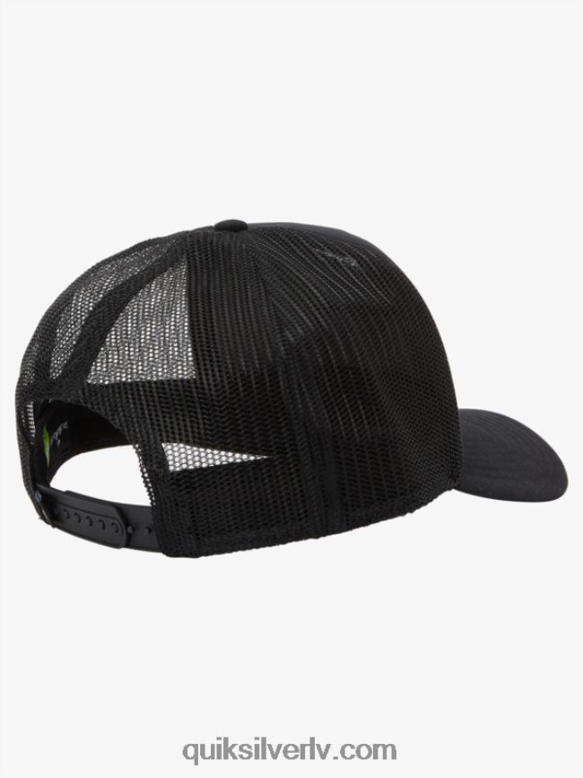 vīriešiem Quiksilver vēja bloķēta snapback cepure melns 88064R1724