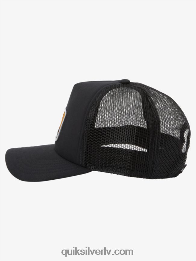 vīriešiem Quiksilver vēja bloķēta snapback cepure melns 88064R1724