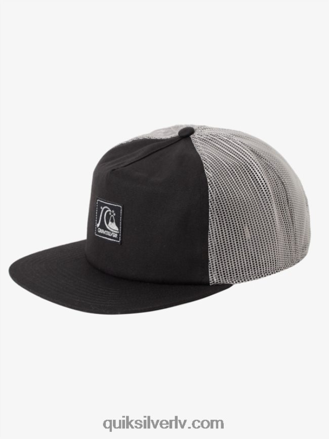 vīriešiem Quiksilver viena spura kravas automašīnas cepure melns 88064R1714