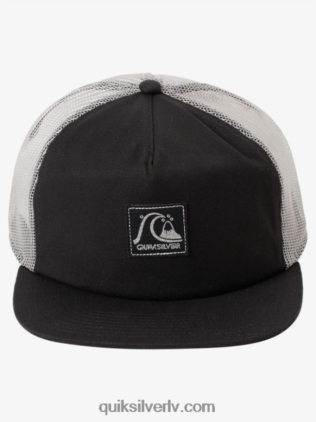 vīriešiem Quiksilver viena spura kravas automašīnas cepure melns 88064R1714