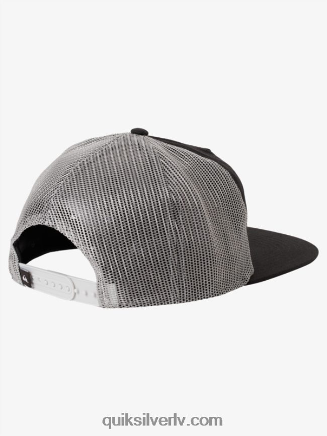vīriešiem Quiksilver viena spura kravas automašīnas cepure melns 88064R1714