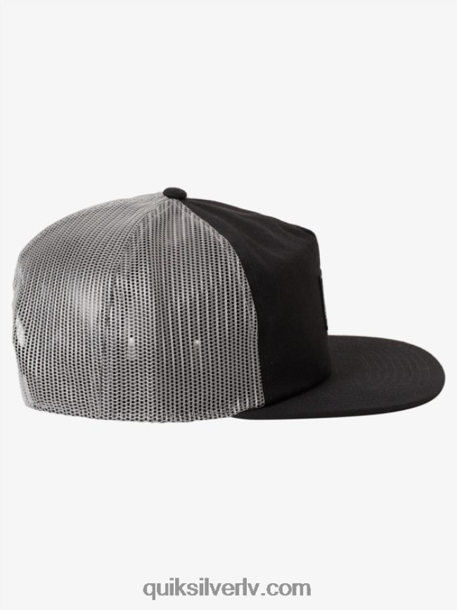 vīriešiem Quiksilver viena spura kravas automašīnas cepure melns 88064R1714