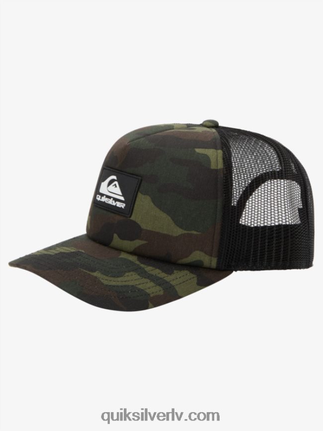 vīriešiem Quiksilver visvarenā snapback cepure meža kamo 88064R487