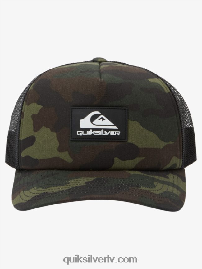 vīriešiem Quiksilver visvarenā snapback cepure meža kamo 88064R487