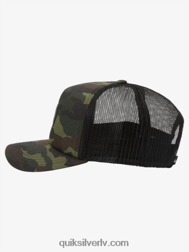 vīriešiem Quiksilver visvarenā snapback cepure meža kamo 88064R487
