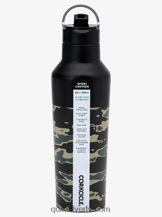 vīriešiem Quiksilver x Corkcicle ūdens pudele camo print izšķiroša cīņa 88064R1182