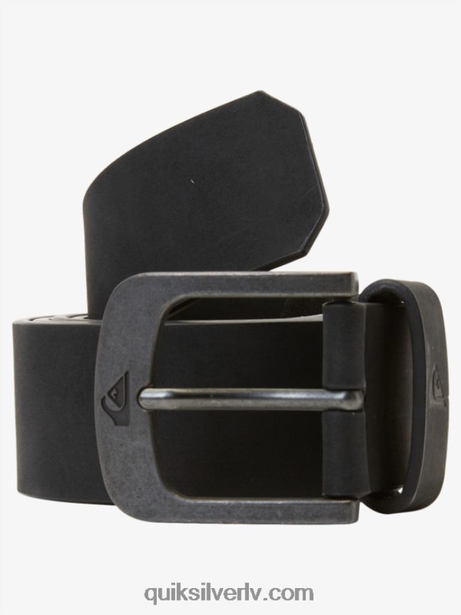 vīriešiem Quiksilver galvenās ielas mākslīgās ādas josta melns 88064R1095