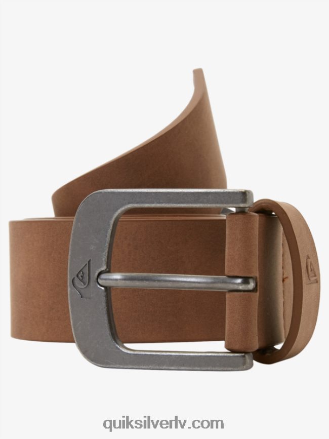vīriešiem Quiksilver galvenās ielas mākslīgās ādas josta šokolāde 88064R1096