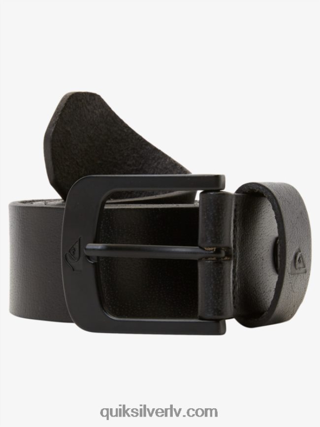 vīriešiem Quiksilver ikdienas ādas josta melns 88064R1053
