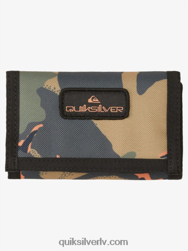 vīriešiem Quiksilver katru dienu drukātais trīskāršais maks camo - plage 88064R740