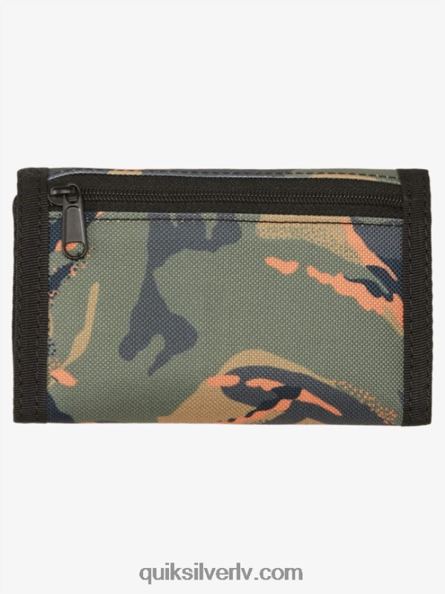 vīriešiem Quiksilver katru dienu drukātais trīskāršais maks camo - plage 88064R740