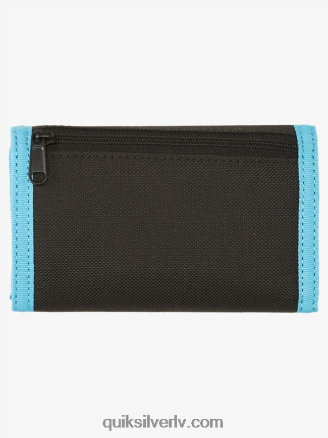 vīriešiem Quiksilver katru dienu drukātais trīskāršais maks melns/karalisks 88064R739