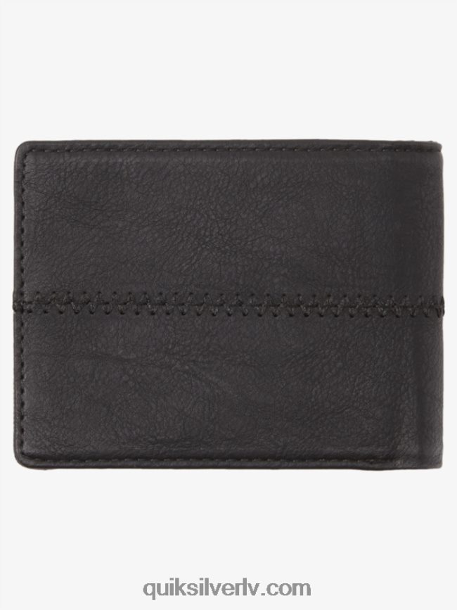 vīriešiem Quiksilver sašūts trīskāršu maks melns melns 88064R906