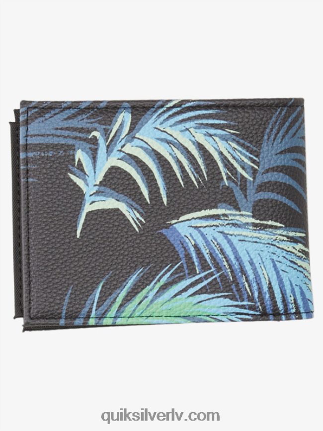 vīriešiem Quiksilver svaiguma trīskāršu maku asfalts 88064R726