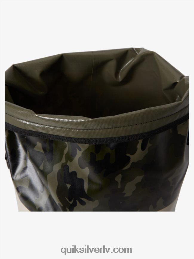 vīriešiem Quiksilver jūras atlicinātā 20l vidēja sērfošanas mugursoma melna kamoflāža 88064R861