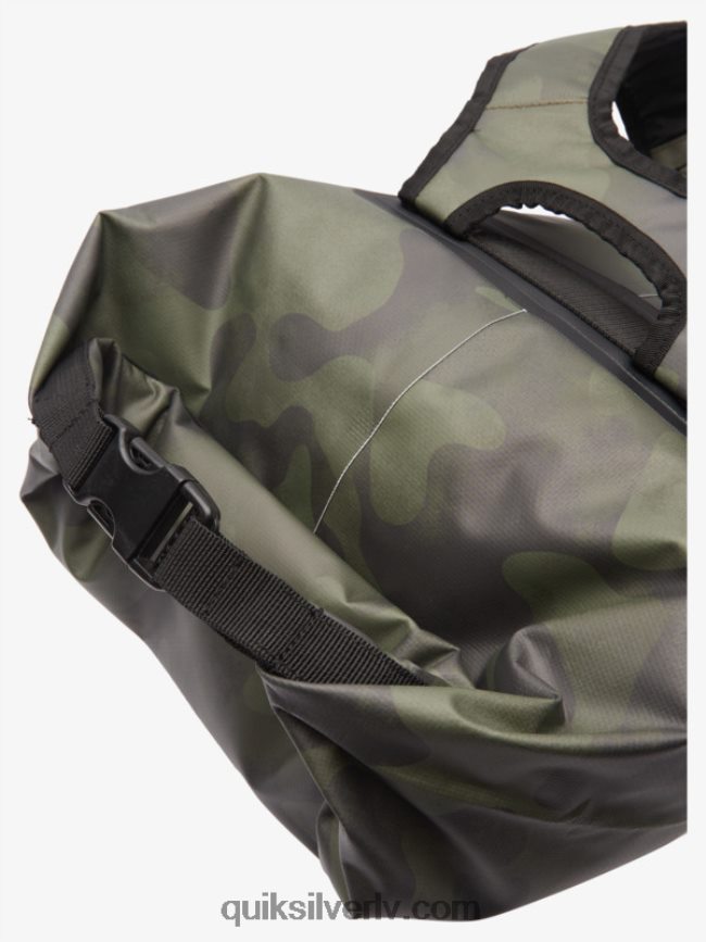 vīriešiem Quiksilver jūras atlicinātā 20l vidēja sērfošanas mugursoma melna kamoflāža 88064R861