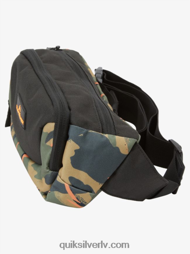 vīriešiem Quiksilver jungler 1,5l fanny pack camo - plage 88064R734