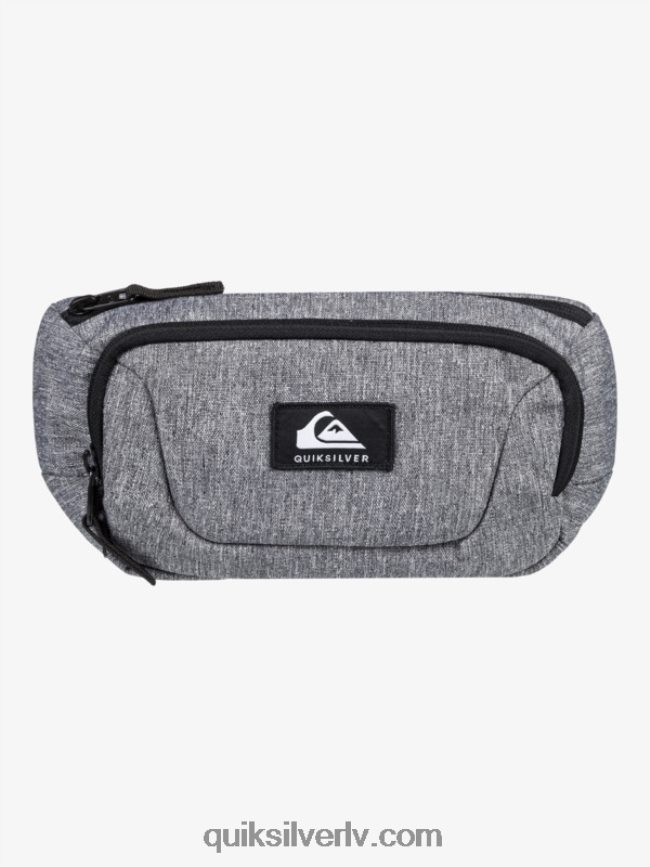 vīriešiem Quiksilver jungler 1,5l fanny pack gaiši pelēki virši 88064R731