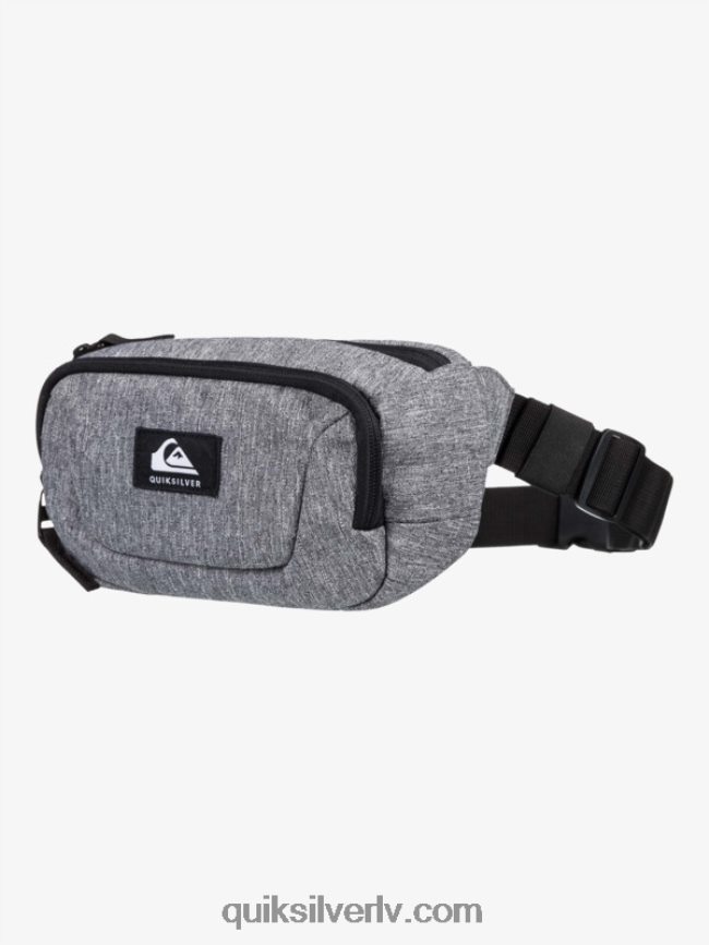 vīriešiem Quiksilver jungler 1,5l fanny pack gaiši pelēki virši 88064R731