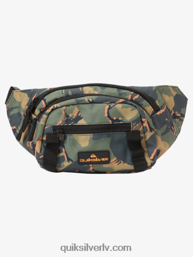 vīriešiem Quiksilver lone walker 3l fanny pack camo - plage 88064R608