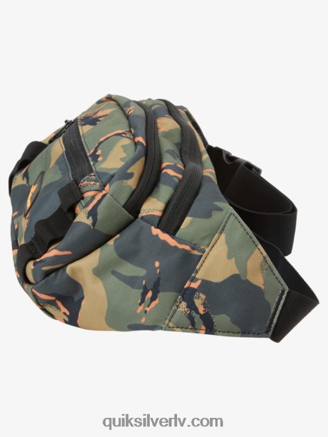 vīriešiem Quiksilver lone walker 3l fanny pack camo - plage 88064R608