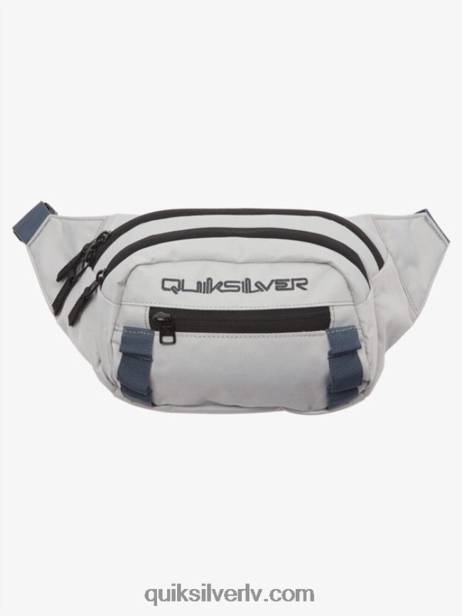 vīriešiem Quiksilver lone walker 3l fanny pack pelēka violeta 88064R610