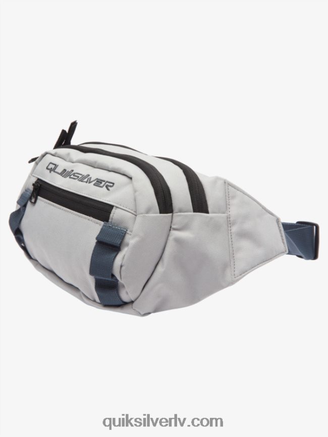 vīriešiem Quiksilver lone walker 3l fanny pack pelēka violeta 88064R610