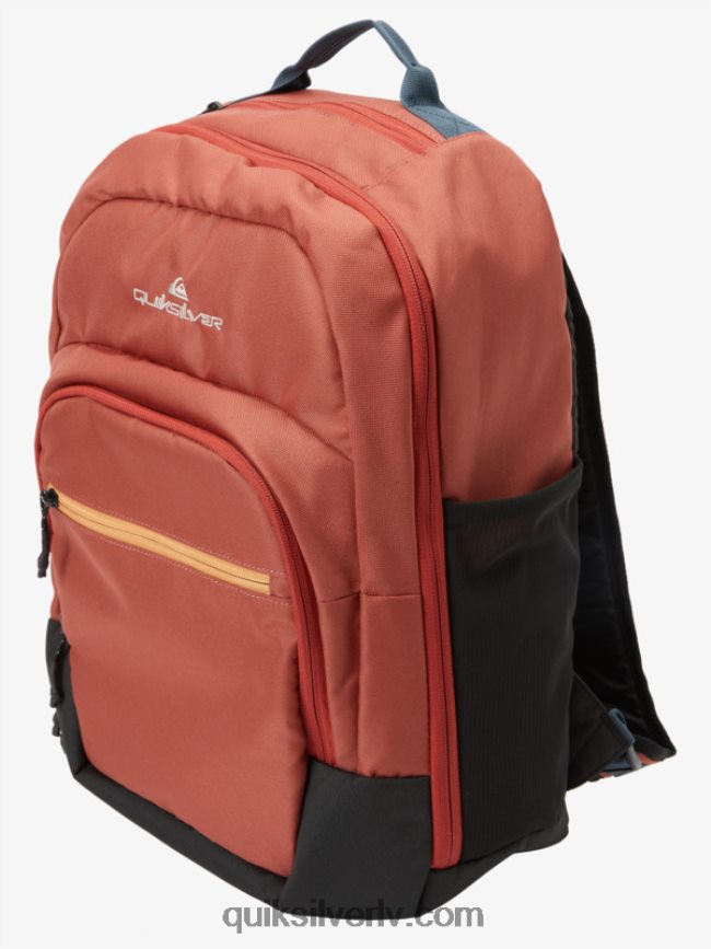 vīriešiem Quiksilver schoolie cooler 30l mugursoma sarkanais okers 88064R375