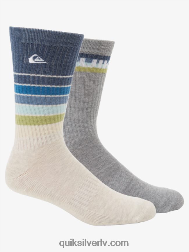 vīriešiem Quiksilver 2 iepakojumā ikdienas uzbriest zeķes ziloņkaula virši 88064R1091