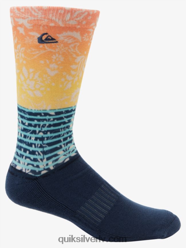 vīriešiem Quiksilver 2 paciņas žakarda apkalpes zeķes flote 88064R1142