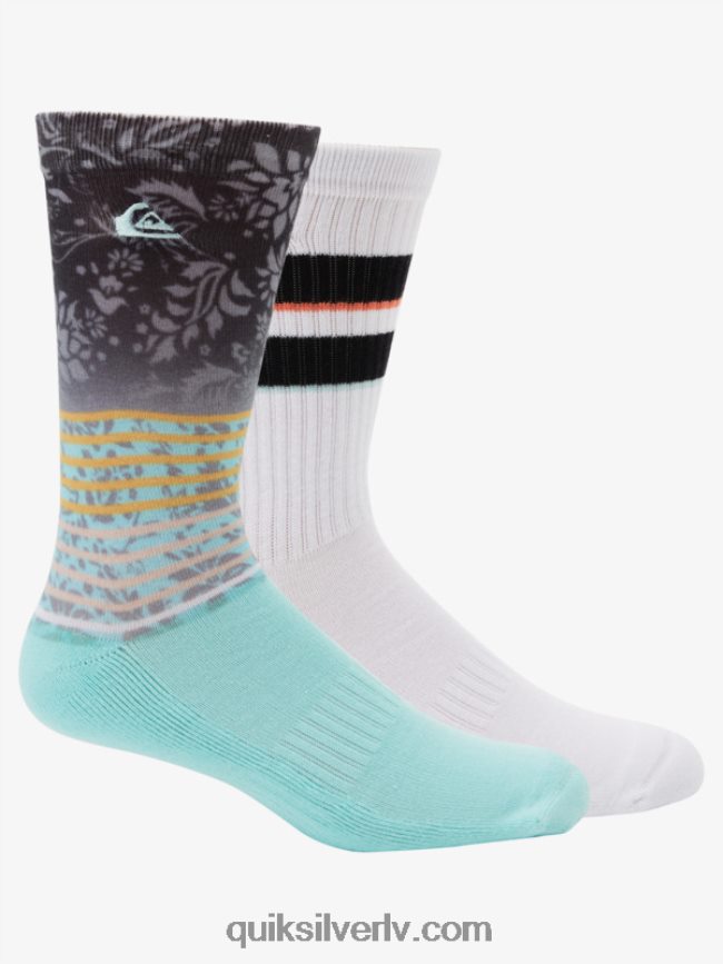 vīriešiem Quiksilver 2 paciņas žakarda apkalpes zeķes vairāki 1 88064R1141