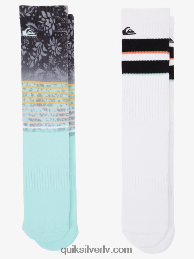 vīriešiem Quiksilver 2 paciņas žakarda apkalpes zeķes vairāki 1 88064R1141