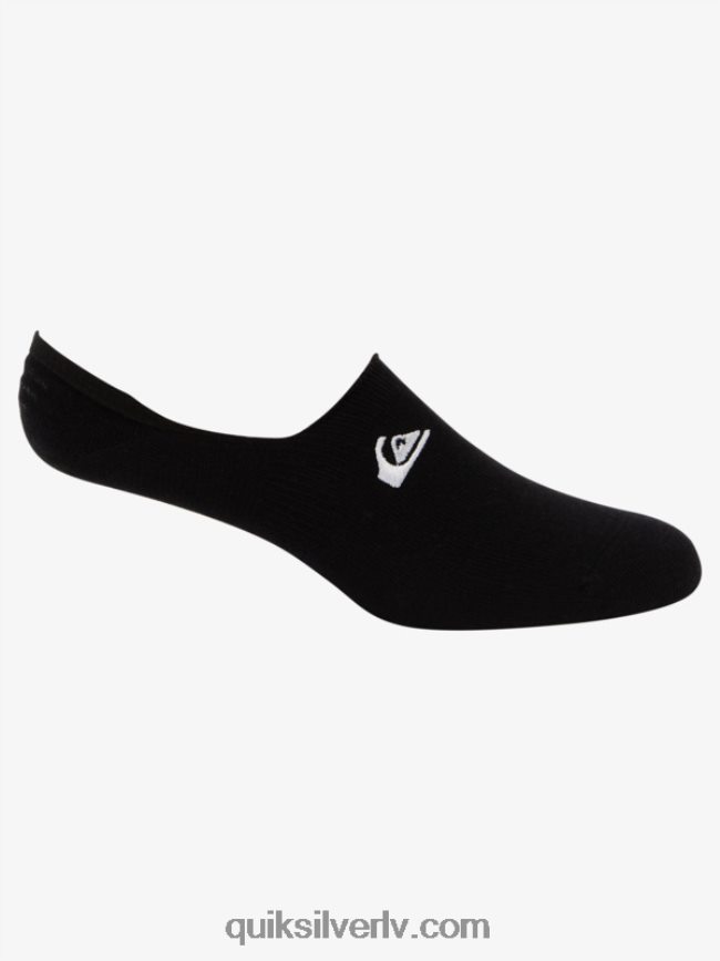 vīriešiem Quiksilver 3 iepakojumi bezizrādes zeķes melns 88064R777